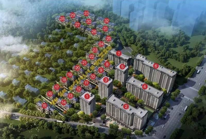 国开东方凤凰台实景图