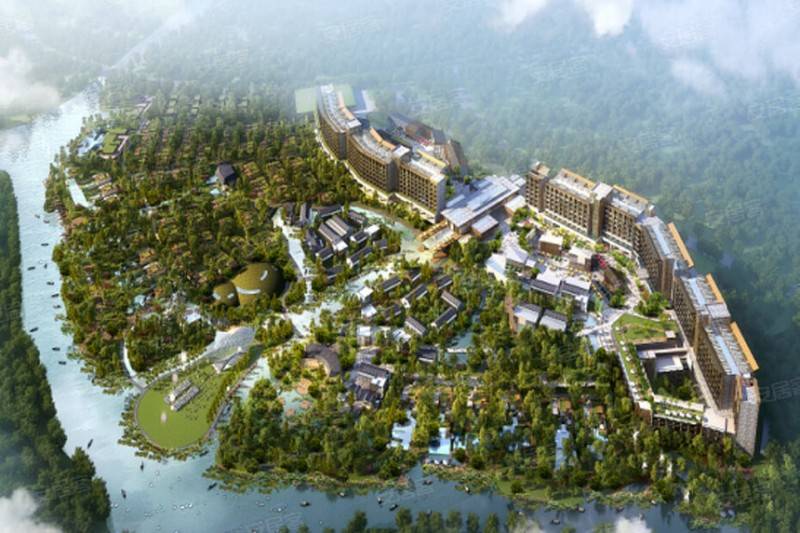 径山红树林度假世界实景图
