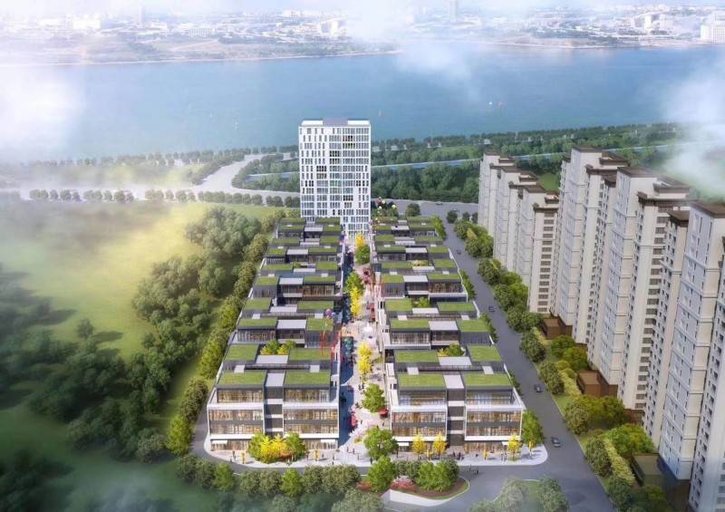 禹洲滨天地实景图