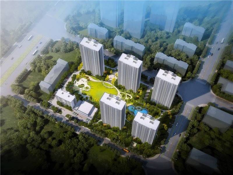 滨江东原拥翠府实景图