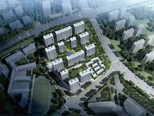 绿城潮听明月实景图