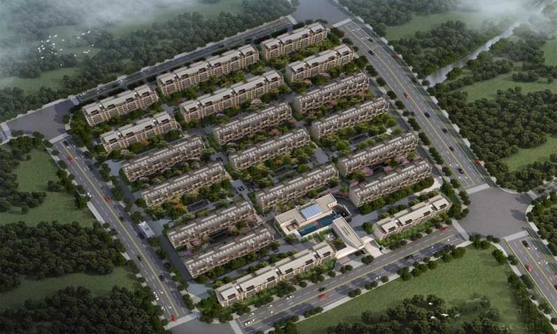 金地西溪风华实景图