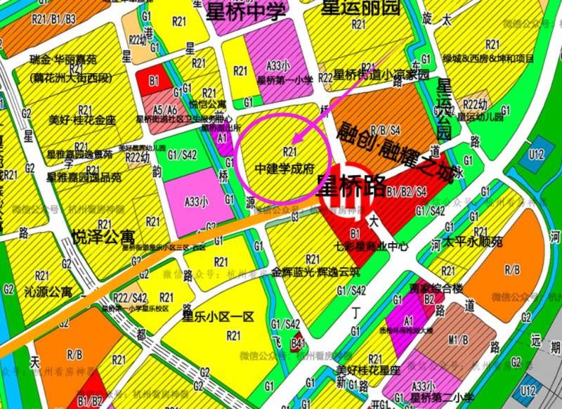 中建锦绣越府：星桥地详细规划图(高清版)免费获取