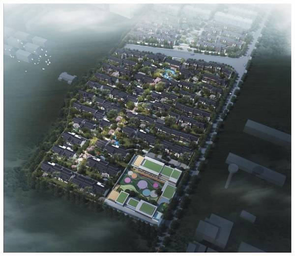 绿城西溪雲庐实景图