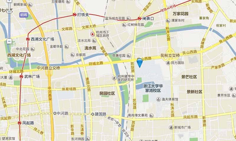 绿地华家池印交通图