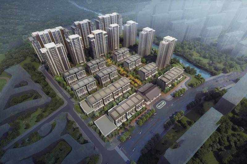 葛洲坝龙湖中杭府实景图
