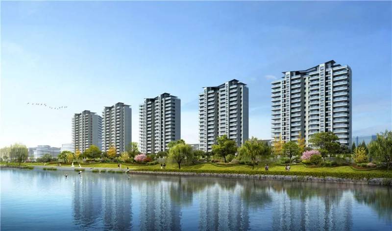 龙大江景府实景图