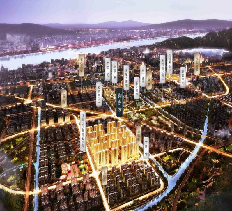 杭房城发御东方实景图