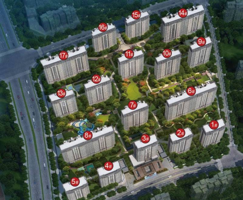 金辉久尚云筑实景图