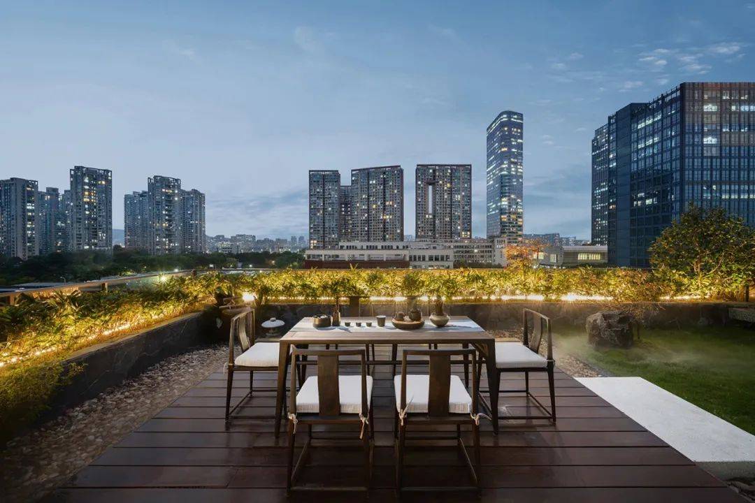 绿城·江澜云境阁露台户型实景图