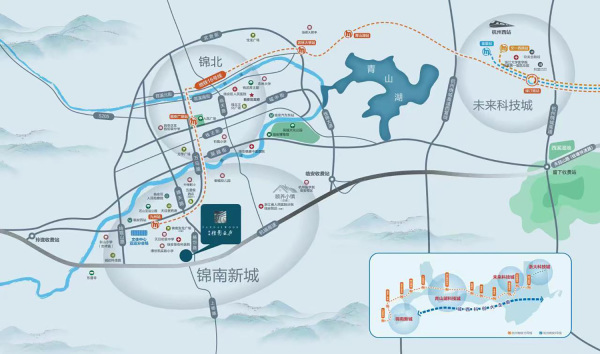 绿城檀影云庐区位