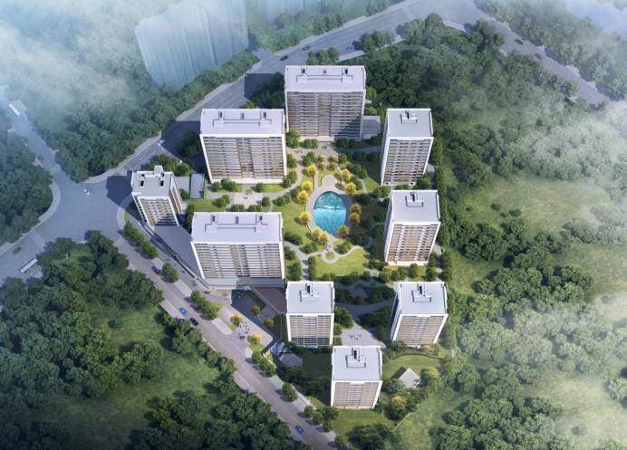 滨江兴耀·江翠轩实景图