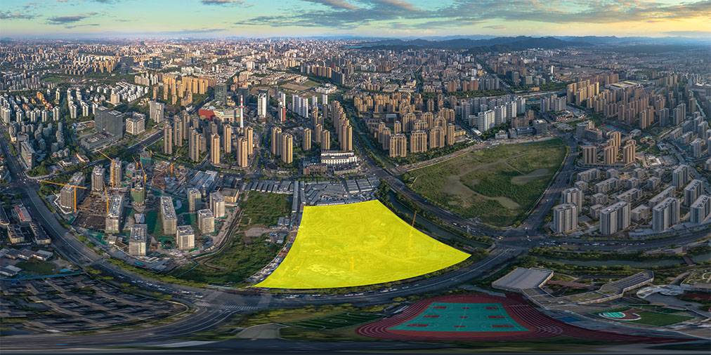 滨江揽云锦绣里航拍图