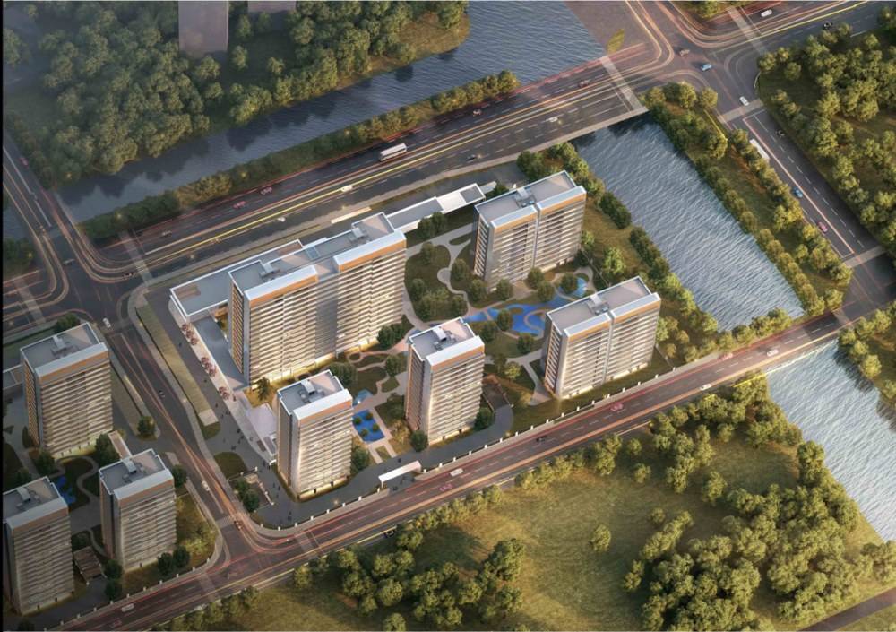 潮映华岸府实景图