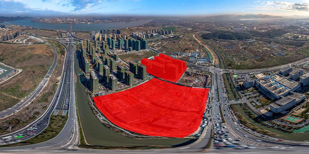 西投银泰城航拍图