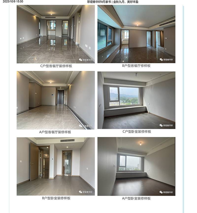 翠堤春华轩:9月工程进度