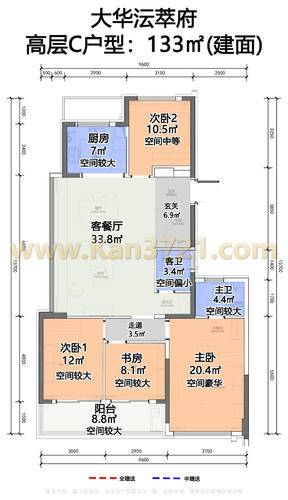 高层-c-133方-四室两厅两卫