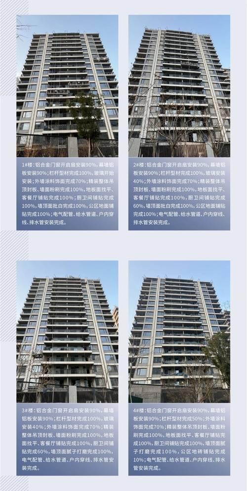 滨江坤和咏翠芳华轩:12月工程进度(2023)