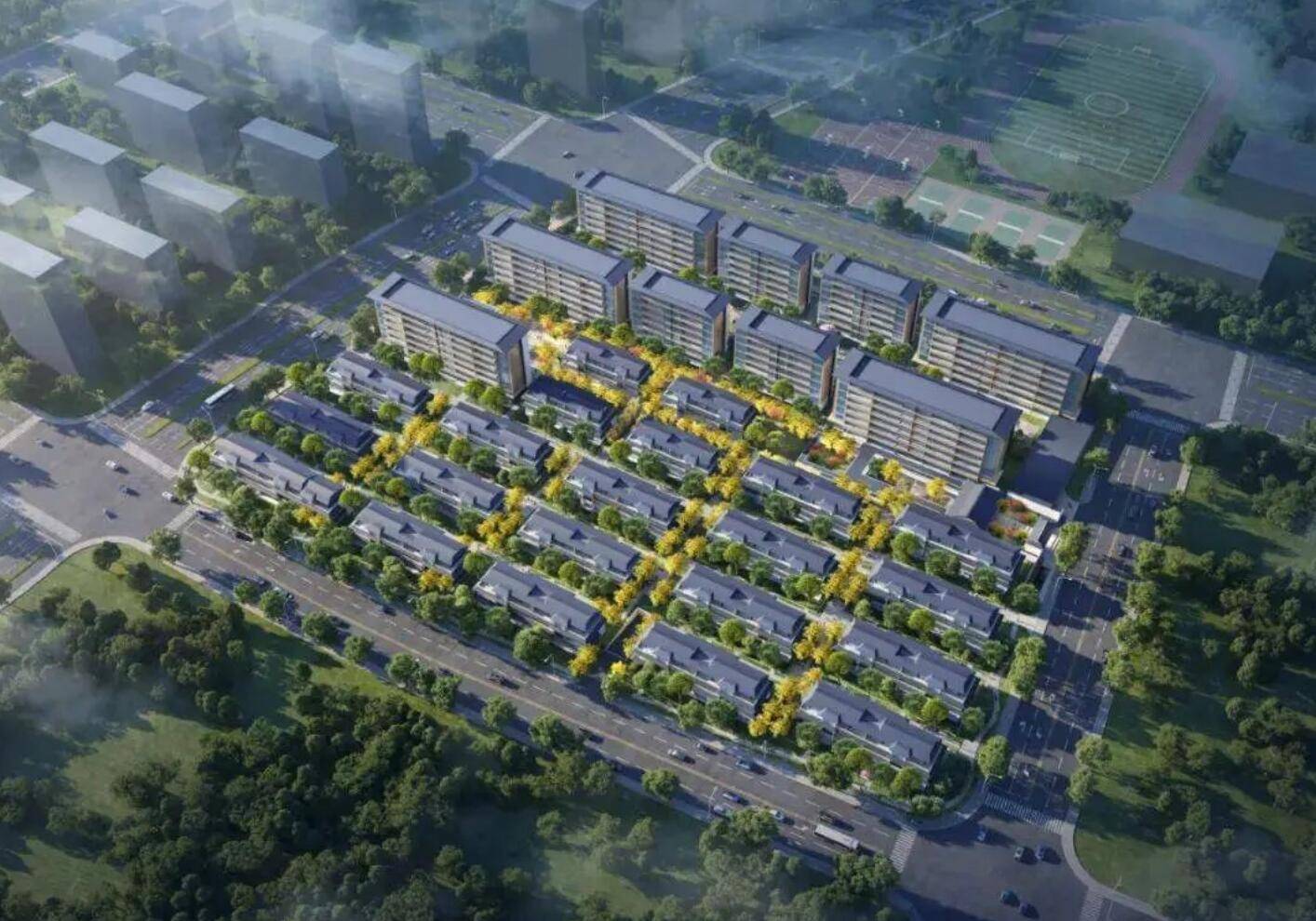 英冠·春棠雅韵府实景图